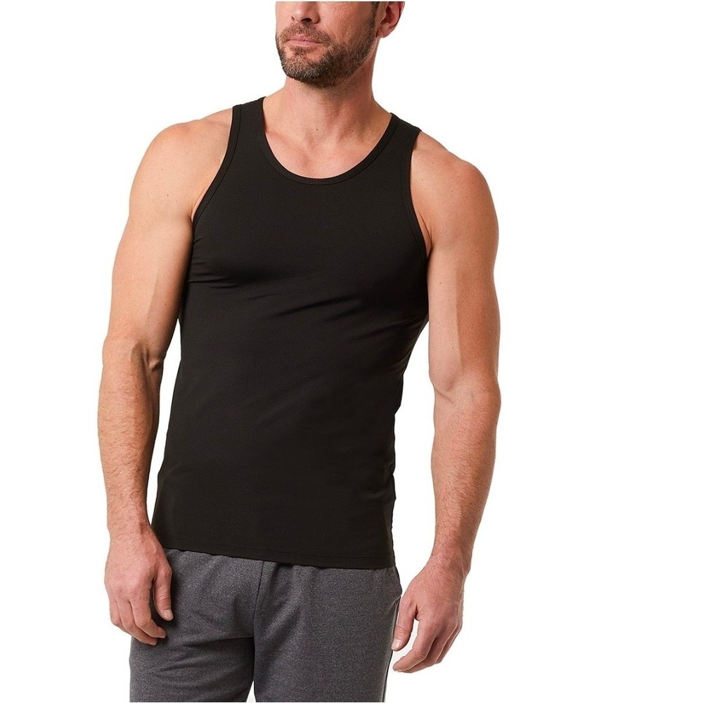 32 Degrees Cool Mens Comfort Mesh Tank 3-Pack Black XL 1780170 Quick Dry